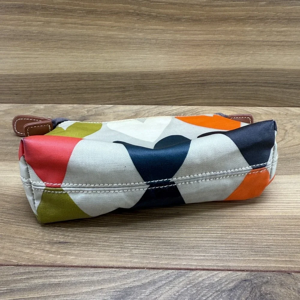 CAROLINE GARDNER Hearts Cosmetic Pouch Zip Makup Purse